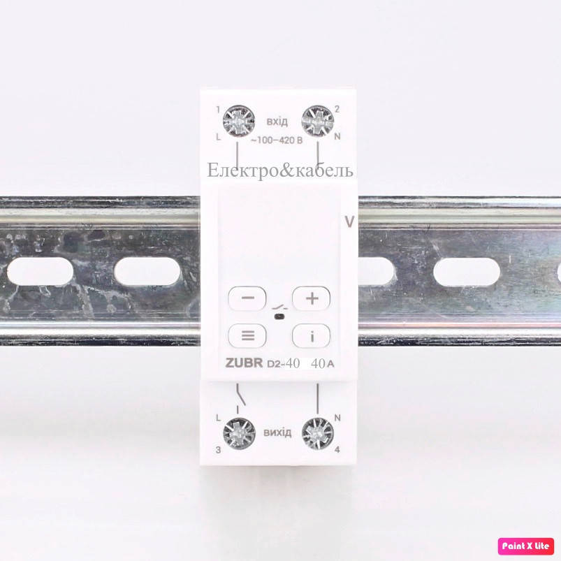 Реле напряжения ZUBR D2-40 red
Реле напряжения ZUBR D2-40 red