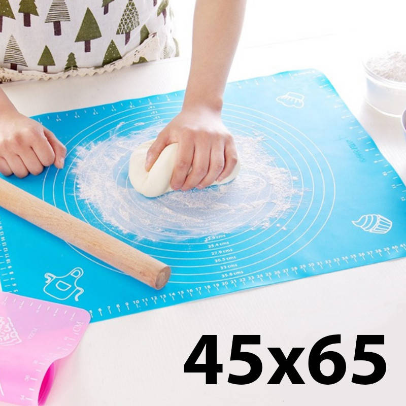 Силиконовый коврик 45х65 см с разметкой для выпечки раскатки теста Silicone molds, Синий
Силиконовый коврик 45х65 см с разметкой для выпечки раскатки теста Silicone molds, Синий