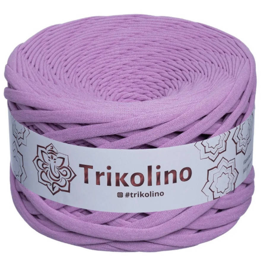 Trikolino (Триколино) 7-9 мм 100 м лаванда Трикотажная пряжа, нитки для вязания., Сиреневый
Trikolino (Триколино) 7-9 мм 100 м лаванда Трикотажная пряжа, нитки для вязания., Сиреневый