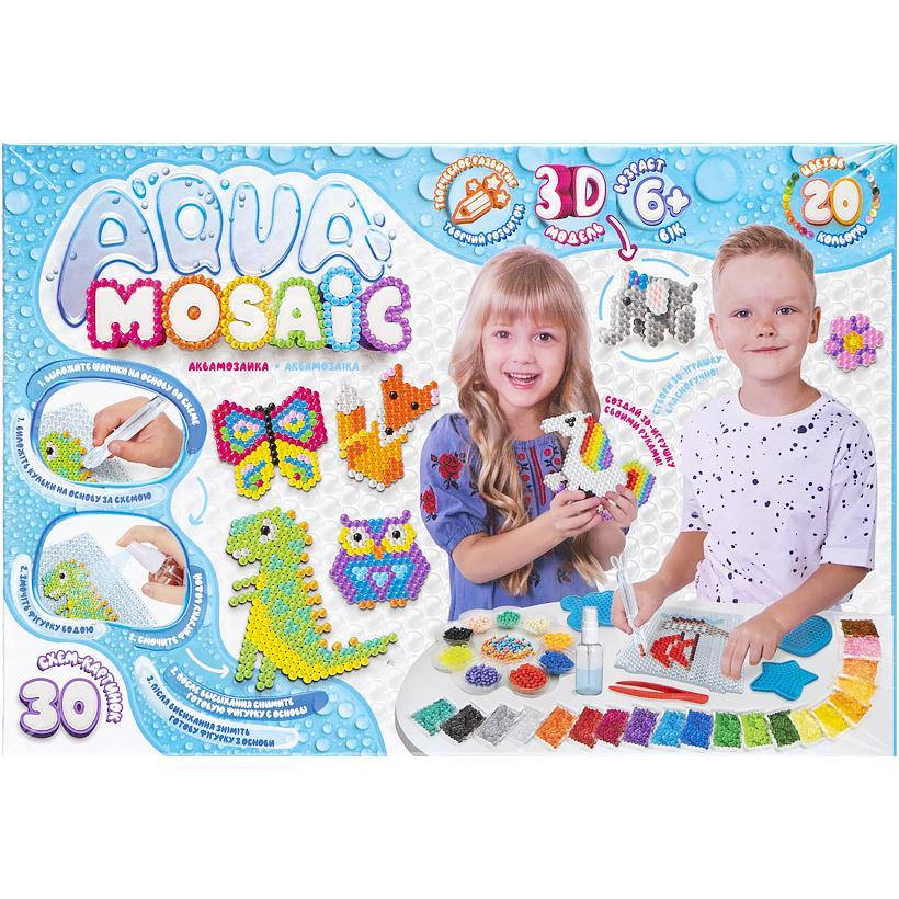 Набор креативного творчества Aqua Mosaic Аква Мозаика АМ-01-01 Danko Toys большой детский 3D фигуры для детей
Набор креативного творчества Aqua Mosaic Аква Мозаика АМ-01-01 Danko Toys большой детский 3D фигуры для детей