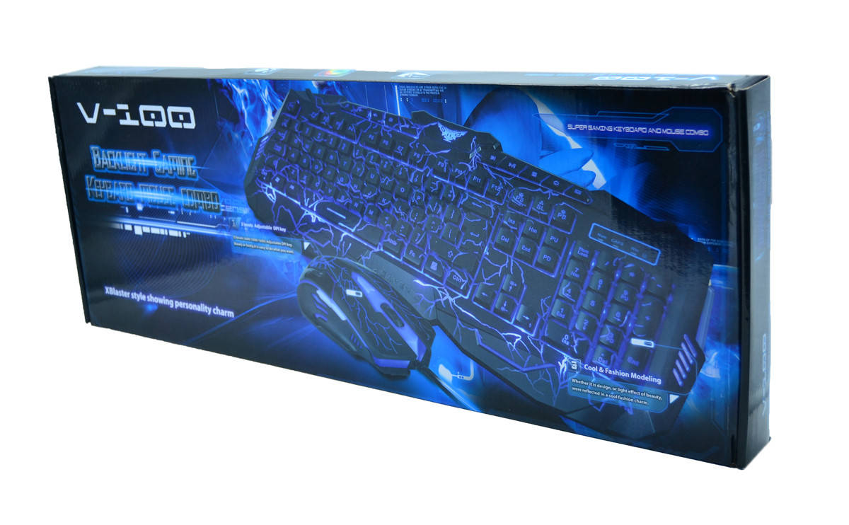 Комплект проводная игровая клавиатура и мышь с подсветкой клавиш Молния V100 Геймерская, Черный
Комплект проводная игровая клавиатура и мышь с подсветкой клавиш Молния V100 Геймерская, Черный