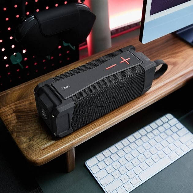 Беспроводная портативная Bluetooth колонка Hoco HC6 (BT, FM, TF card, USB flash drive, AUX, TWS) - Черный
Беспроводная портативная Bluetooth колонка Hoco HC6 (BT, FM, TF card, USB flash drive, AUX, TWS) - Черный
