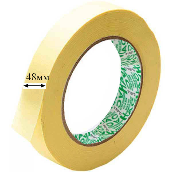 Малярська стрічка (скотч) NAS (НАС) 48мм х 40м
Малярська стрічка (скотч) NAS (НАС) 48мм х 40м