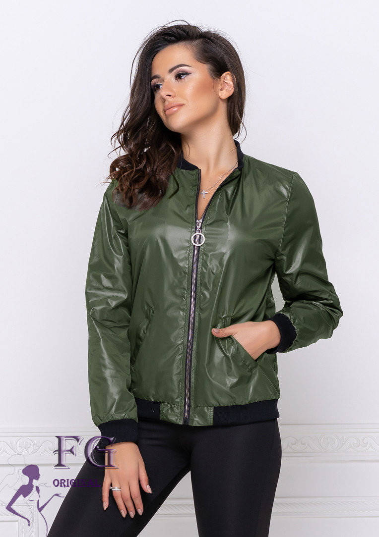 Куртка ветровка женская "Ring" Хаки, 42/44
Куртка ветровка женская "Ring" Хаки, 42/44