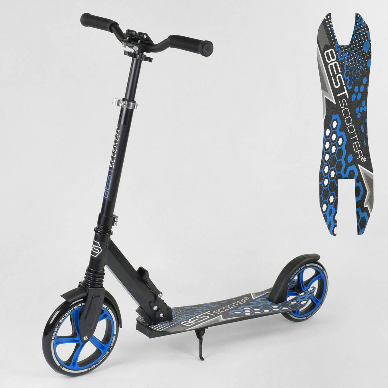 Самокат BEST Scooter двухколесный колеса 220 мм Амортизатор Черно-синий от 5 лет (873586432)
Самокат BEST Scooter двухколесный колеса 220 мм Амортизатор Черно-синий от 5 лет (873586432)