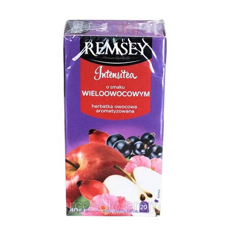 Чай Фруктовый Ремси Мультифруктовый Remsey Intensetea Wieloowocowym 20 пакетиков 40 г Польша
Чай Фруктовый Ремси Мультифруктовый Remsey Intensetea Wieloowocowym 20 пакетиков 40 г Польша