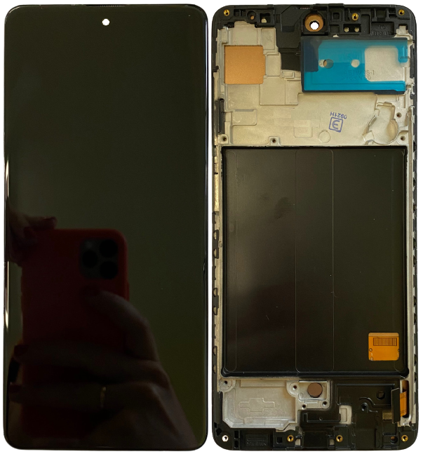 Дисплей Samsung A515F Galaxy A51 тачскрин модуль черный TFT в рамке без функции отпечатка пальца
Дисплей Samsung A515F Galaxy A51 тачскрин модуль черный TFT в рамке без функции отпечатка пальца