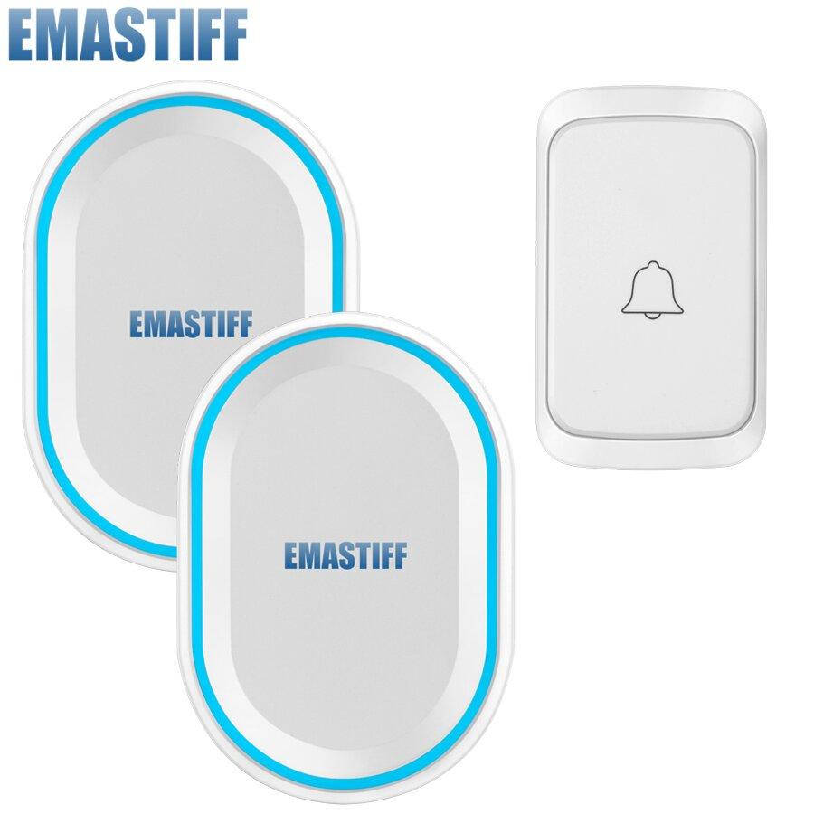 Дверной беспроводной звонок Emastiff A10 с двумя базами, Белый
Дверной беспроводной звонок Emastiff A10 с двумя базами, Белый
