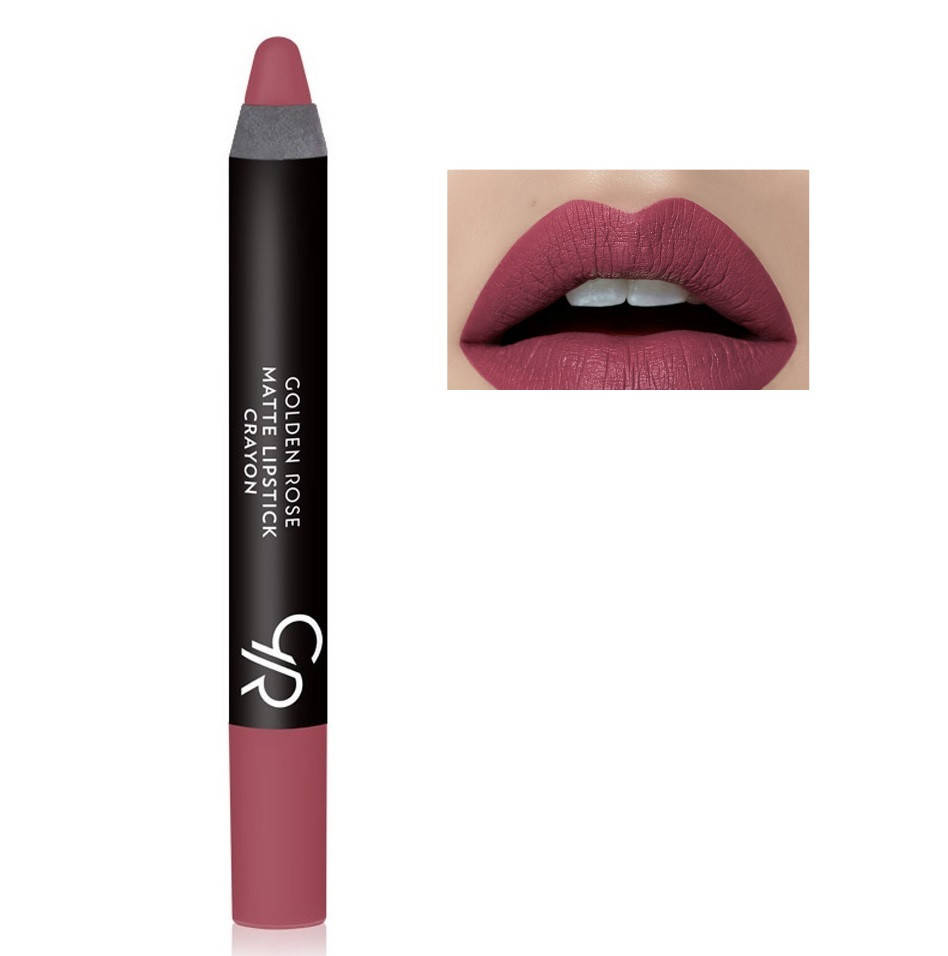 Матовая помада-карандаш Matte Lipstick Crayon Golden Rose №8
Матовая помада-карандаш Matte Lipstick Crayon Golden Rose №8