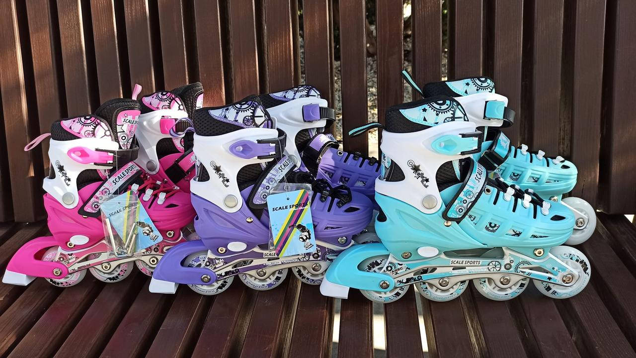 Ролики раздвижные Scale Sports с PU колесами. Разные цвета. Размеры 29-33, 34-38, Розовый
Ролики раздвижные Scale Sports с PU колесами. Разные цвета. Размеры 29-33, 34-38, Розовый