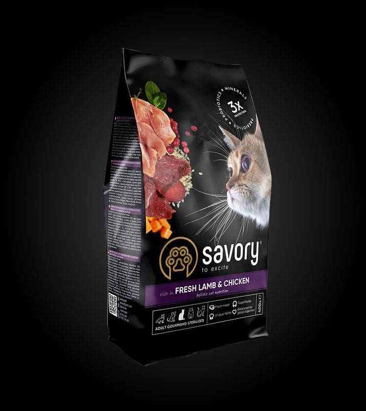 Savory Adult Cat Steril Fresh Lamb & Chicken 8 кг сухой корм для стерилизованных котов (ягненок и курица)
Savory Adult Cat Steril Fresh Lamb & Chicken 8 кг сухой корм для стерилизованных котов (ягненок и курица)