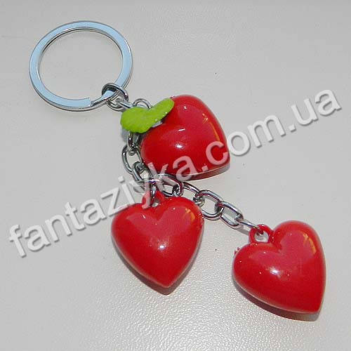 Брелок пластиковый Гроздь красных сердец, Красный
Брелок пластиковый Гроздь красных сердец, Красный
