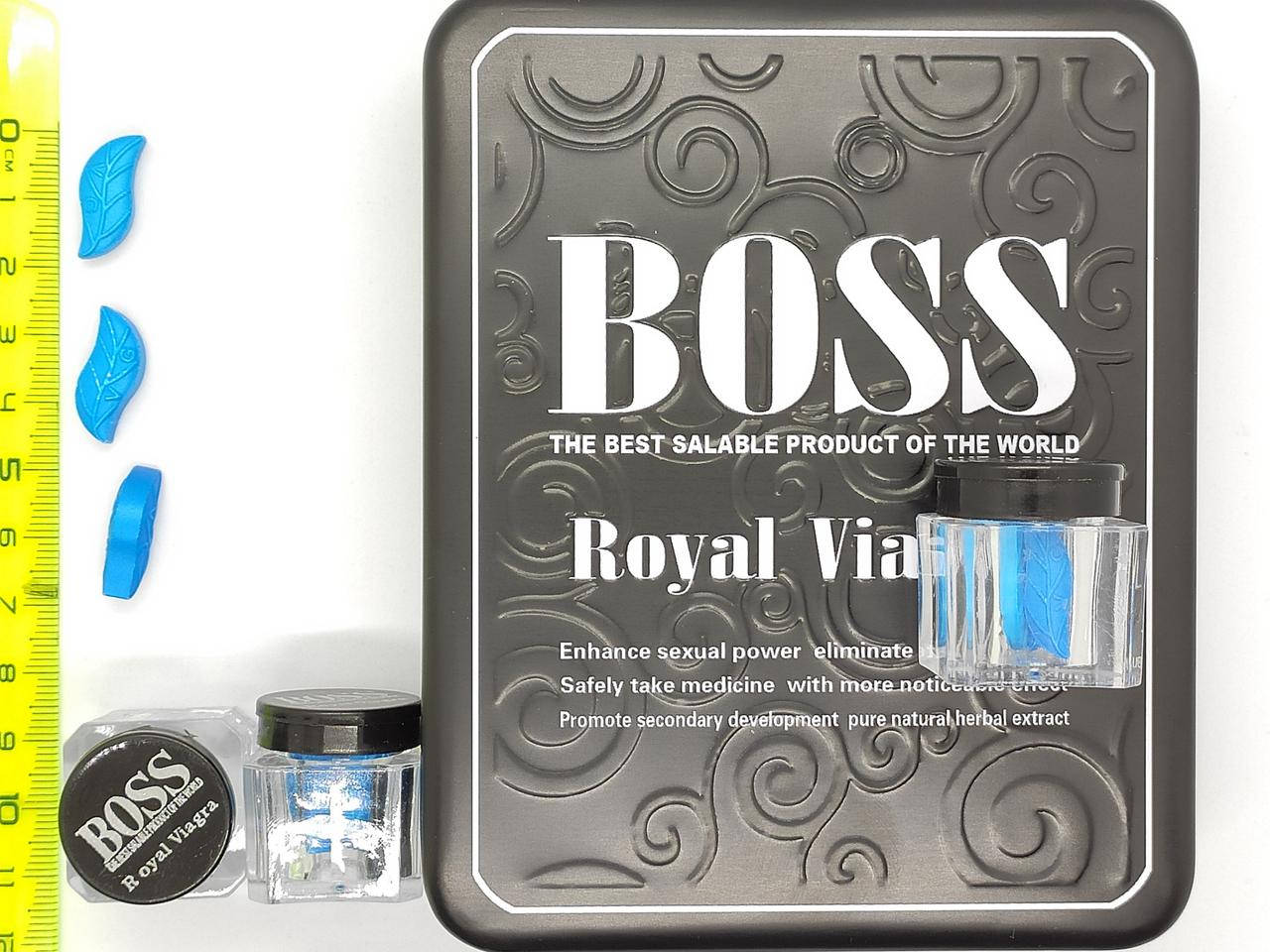 Препарат для долгого стояка Босс Роял / Boss Royal (27 таблеток)
Препарат для долгого стояка Босс Роял / Boss Royal (27 таблеток)