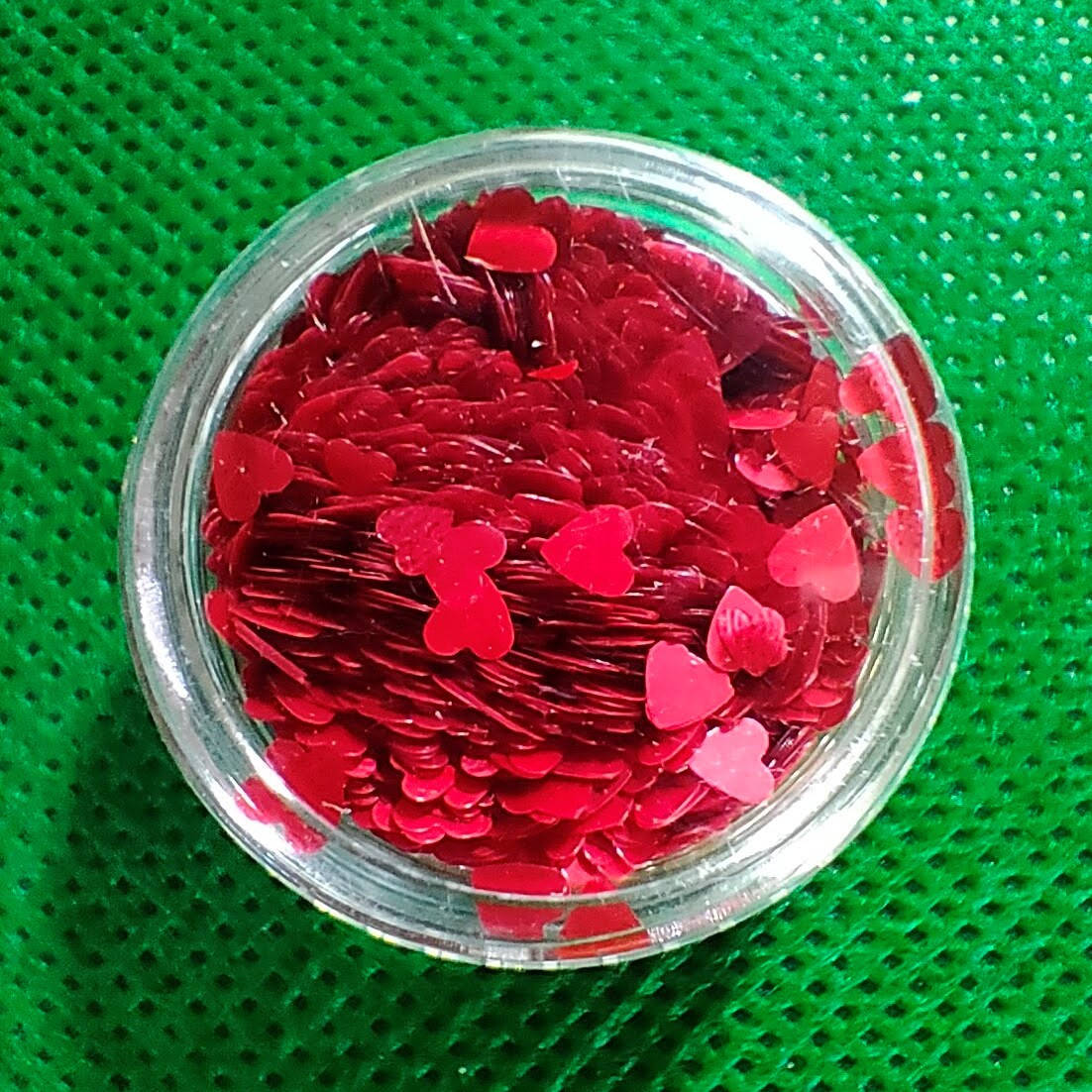 Декор для маникюра Сердечки, Красный