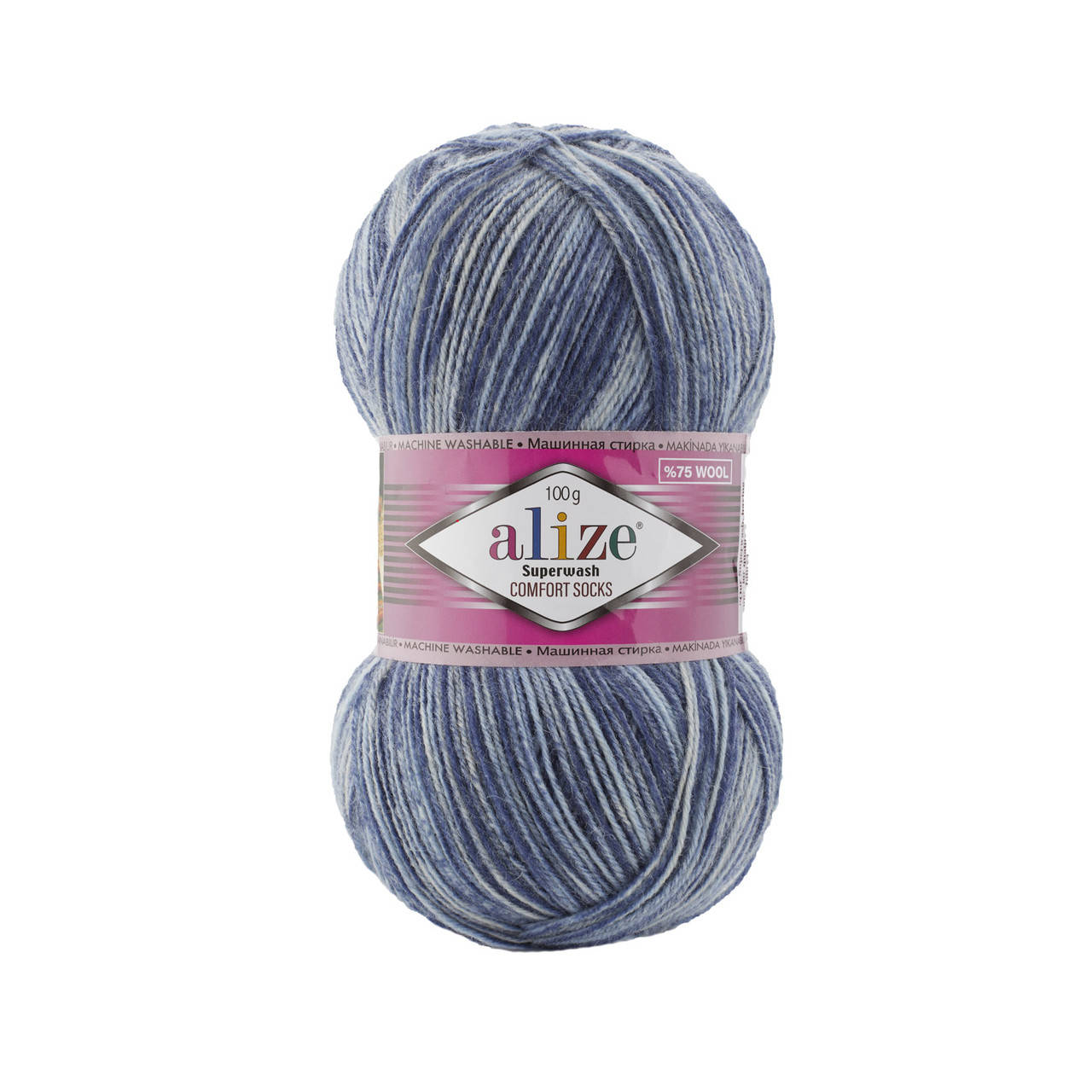 Alize Superwash (Ализе Супервош) № 7677 (Пряжа, нитки для вязания), Секционное крашение
Alize Superwash (Ализе Супервош) № 7677 (Пряжа, нитки для вязания), Секционное крашение