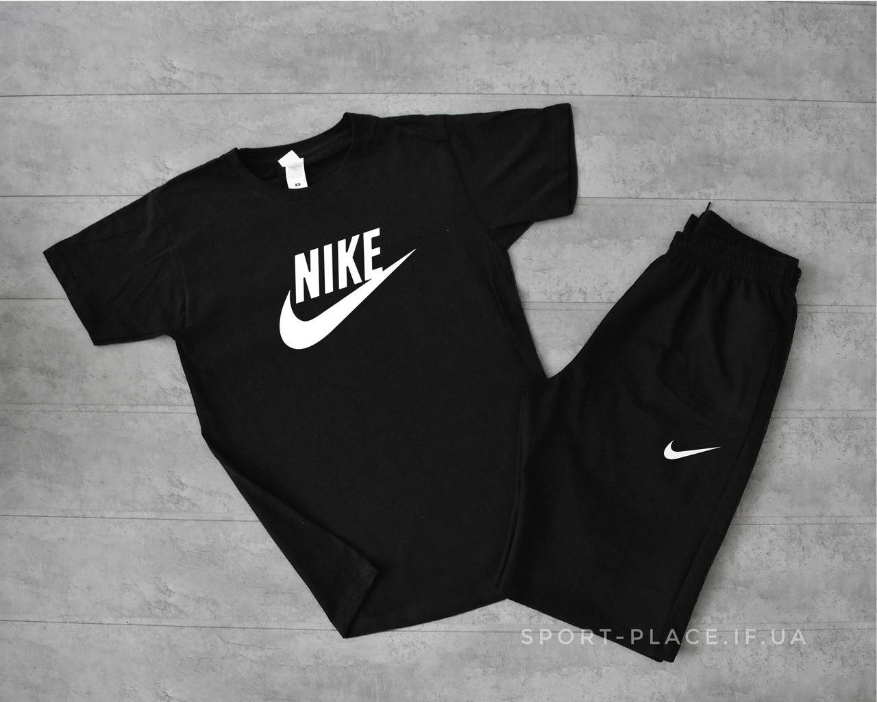 Летний комплект шорты и футболка Nike (Найк) (черная футболка , черные шорты) большой логотип L, 50, Черный
Летний комплект шорты и футболка Nike (Найк) (черная футболка , черные шорты) большой логотип L, 50, Черный