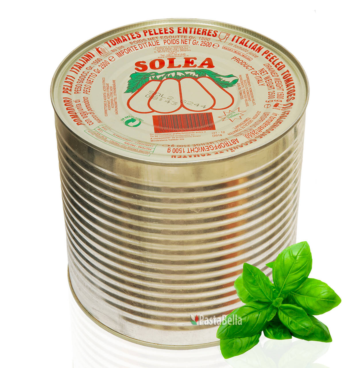 Итальянские Томаты пелати с базиликом - Pomodori pelati con basilico 2500g "Solea" Пастабелла
Итальянские Томаты пелати с базиликом - Pomodori pelati con basilico 2500g "Solea" Пастабелла
