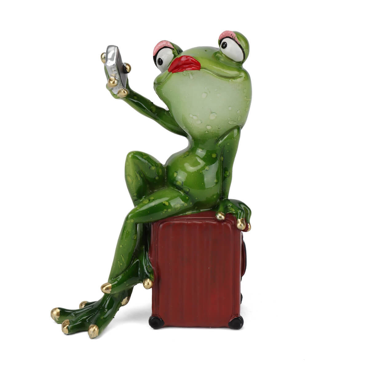 Статуэтка ArtDeco "Лягушка-путешественница" 15 см 18942-011, Зелёный
Статуэтка ArtDeco "Лягушка-путешественница" 15 см 18942-011, Зелёный
