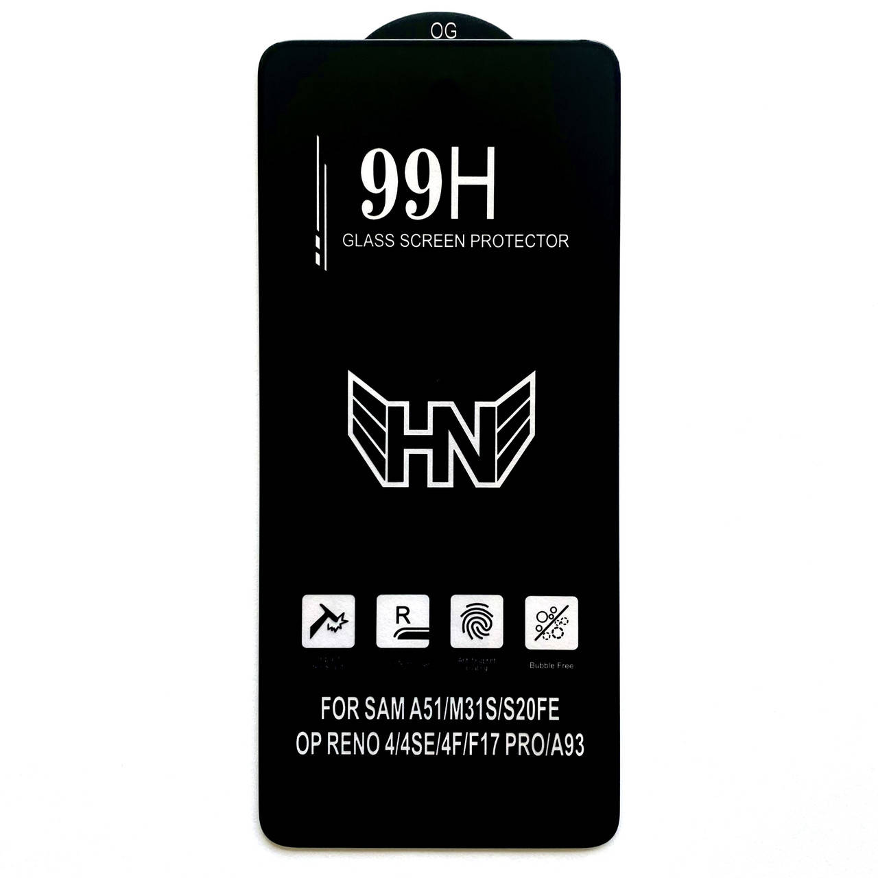 Защитное стекло 99H для Samsung Galaxy A51 / Full Glue черное 99Н OG на самсунг гелекси А51 (SM-A515), Черный
Защитное стекло 99H для Samsung Galaxy A51 / Full Glue черное 99Н OG на самсунг гелекси А51 (SM-A515), Черный