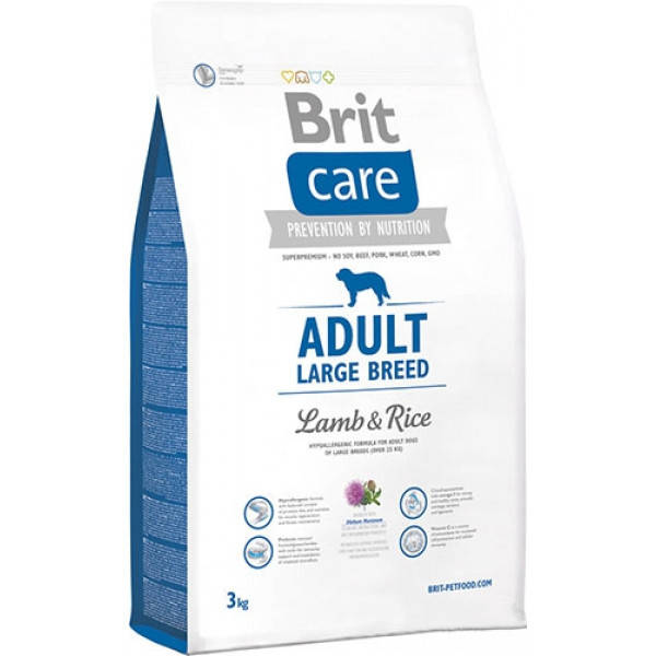 Сухой корм Brit Care (Брит Кеа) Adult Large Breed Lamb & Rice для собак крупных пород (ягненок и рис) 3 кг
Сухой корм Brit Care (Брит Кеа) Adult Large Breed Lamb & Rice для собак крупных пород (ягненок и рис) 3 кг