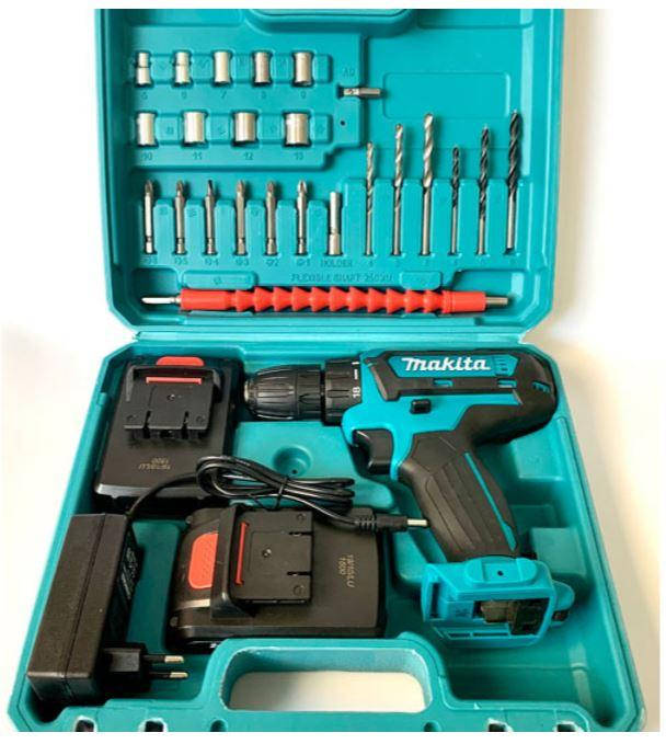 Беспроводной шуруповерт Makita DF331D 24V 5A/h Li-Ion аккумуляторный Макита с набором инструментов
Беспроводной шуруповерт Makita DF331D 24V 5A/h Li-Ion аккумуляторный Макита с набором инструментов