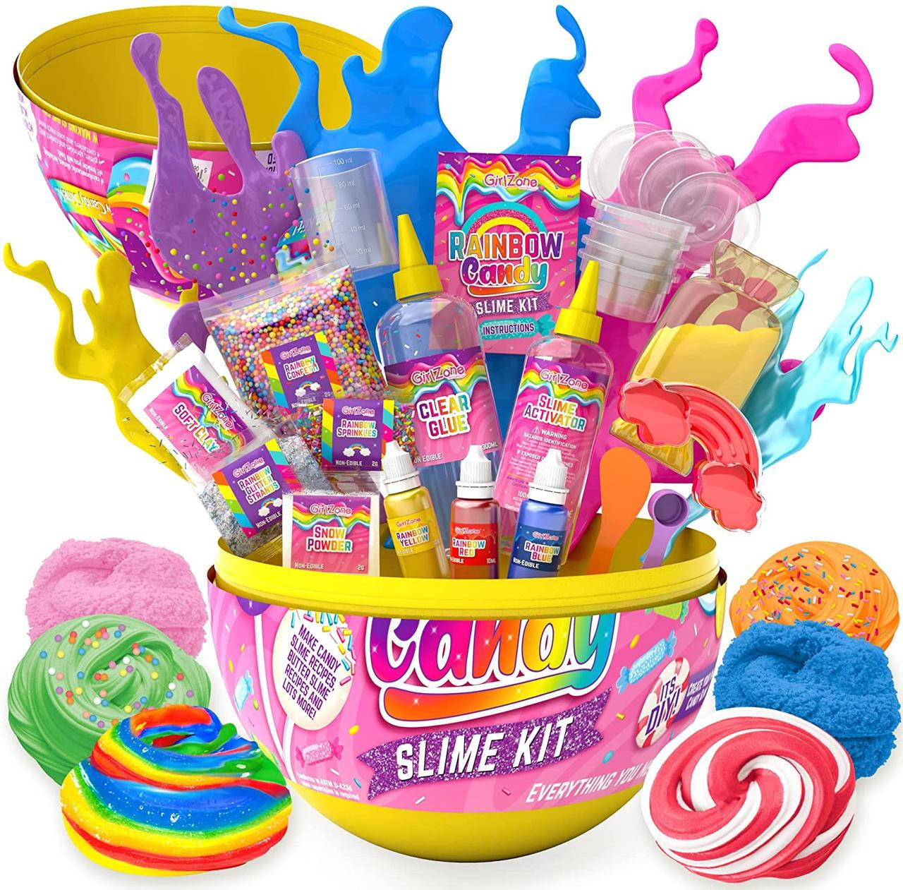 Набор для создания Слаймов БОЛЬШОЕ ЯЙЦО Candy SLIME BOX Декор, Клей, Активатор, Красители, Контейнеры
Набор для создания Слаймов БОЛЬШОЕ ЯЙЦО Candy SLIME BOX Декор, Клей, Активатор, Красители, Контейнеры