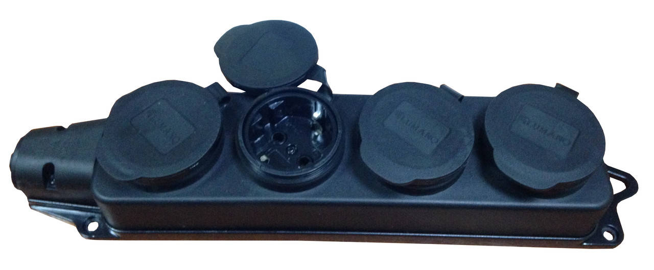 Розетка (колодка) четверна з кришкою WATERPROOF з/з IP44 16A ЧОРНА (BLACK) ARCTIC (17947) ТМ LUMANO
Розетка (колодка) четверна з кришкою WATERPROOF з/з IP44 16A ЧОРНА (BLACK) ARCTIC (17947) ТМ LUMANO