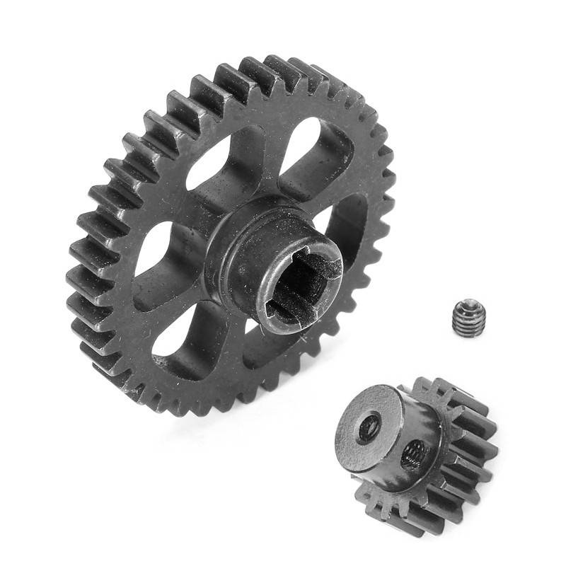 Шестерни большая 38Т и малая Т17для машинки WlToys 1/18 A949 A959 A969 A979, сталь. Цена за 2-е шестерни
Шестерни большая 38Т и малая Т17для машинки WlToys 1/18 A949 A959 A969 A979, сталь. Цена за 2-е шестерни