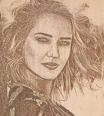 Портрет выжженный на дереве 30х40см
Портрет выжженный на дереве 30х40см