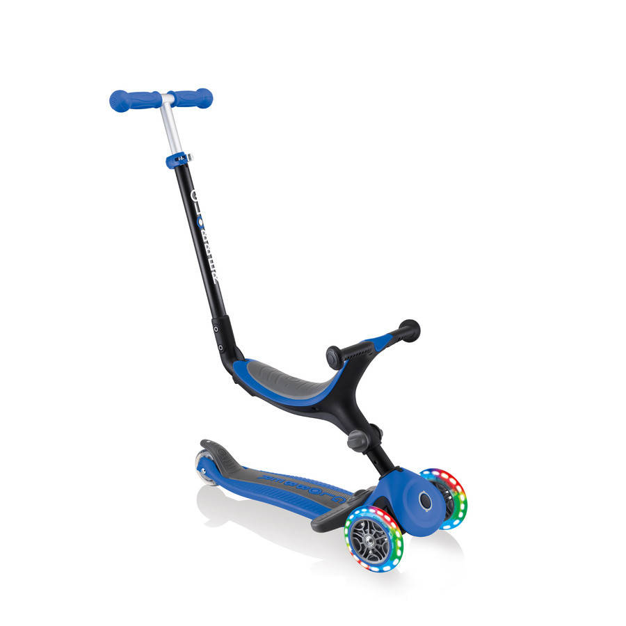 Самокат с сиденьем и родительской ручкой Globber GO-UP Foldable Plus Lights Navy Blue, Синий
Самокат с сиденьем и родительской ручкой Globber GO-UP Foldable Plus Lights Navy Blue, Синий