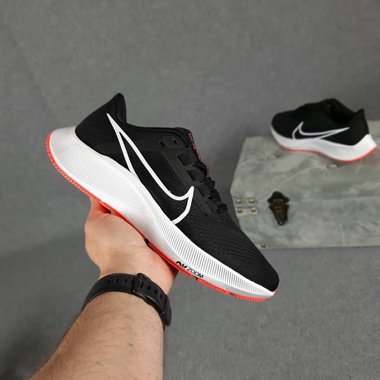 Nike мужские летние черные кроссовки на шнурках. Летние мужские текстильные кроссы, Черный
Nike мужские летние черные кроссовки на шнурках. Летние мужские текстильные кроссы, Черный