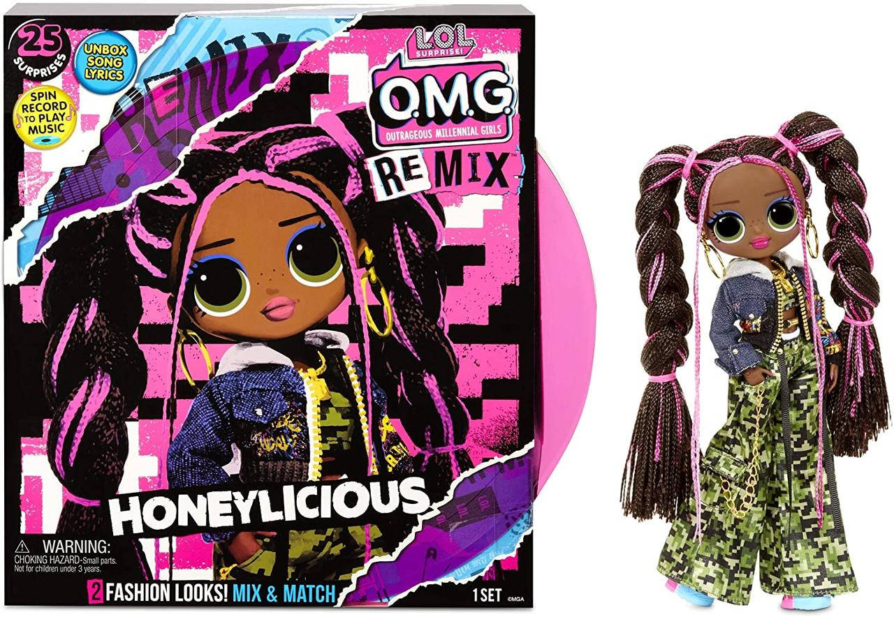 Кукла ЛОЛ ОМГ Милашка серии Ремикс L.O.L Surprise! O.M.G. Remix Honeylicious Fashion Doll (567264)
Кукла ЛОЛ ОМГ Милашка серии Ремикс L.O.L Surprise! O.M.G. Remix Honeylicious Fashion Doll (567264)