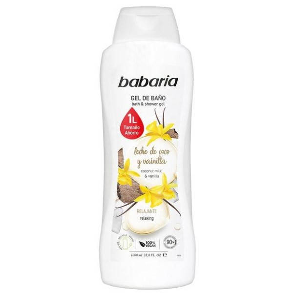 Гель для душа c кокосовым молоком и ванилью Babaria Leche de Coco & Vainilla 1000 мл Испания
Гель для душа c кокосовым молоком и ванилью Babaria Leche de Coco & Vainilla 1000 мл Испания