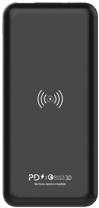 Портативное зарядное устройство c беспроводной зарядкой FONENG Q16 PowerBank (10000 mAh) - Black
Портативное зарядное устройство c беспроводной зарядкой FONENG Q16 PowerBank (10000 mAh) - Black