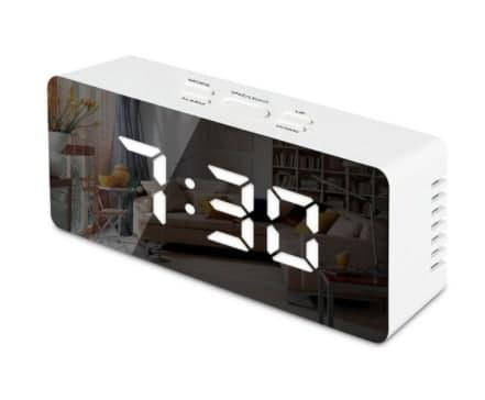 Часы настольные DS-3658L с белой подсветкой, белые
Часы настольные DS-3658L с белой подсветкой, белые