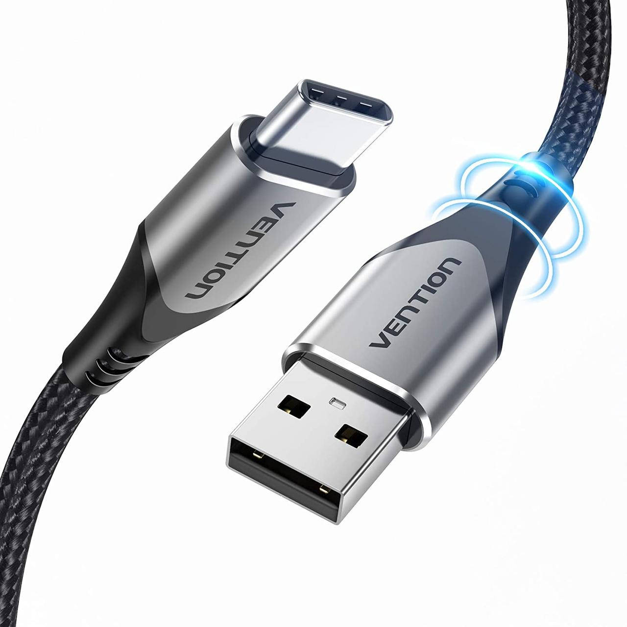 Кабель зарядный Vention USB C Cable 3A Fast Charging 5FT Premium Nylon Braided 1 м Black (CODHF), Черный
Кабель зарядный Vention USB C Cable 3A Fast Charging 5FT Premium Nylon Braided 1 м Black (CODHF), Черный