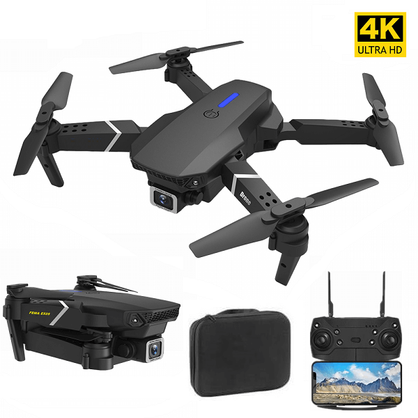 Квадрокоптер E88 PRO Black - дрон с HD камерой, FPV до 20 минут полета + КЕЙС + ПОДАРОК батарейки
Квадрокоптер E88 PRO Black - дрон с HD камерой, FPV до 20 минут полета + КЕЙС + ПОДАРОК батарейки
