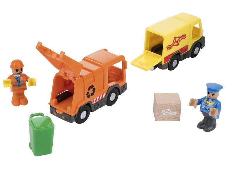 Набор машинок почта, мусорник 2022 для деревянной железной дороги Playtive (Brio, Ikea)
Набор машинок почта, мусорник 2022 для деревянной железной дороги Playtive (Brio, Ikea)