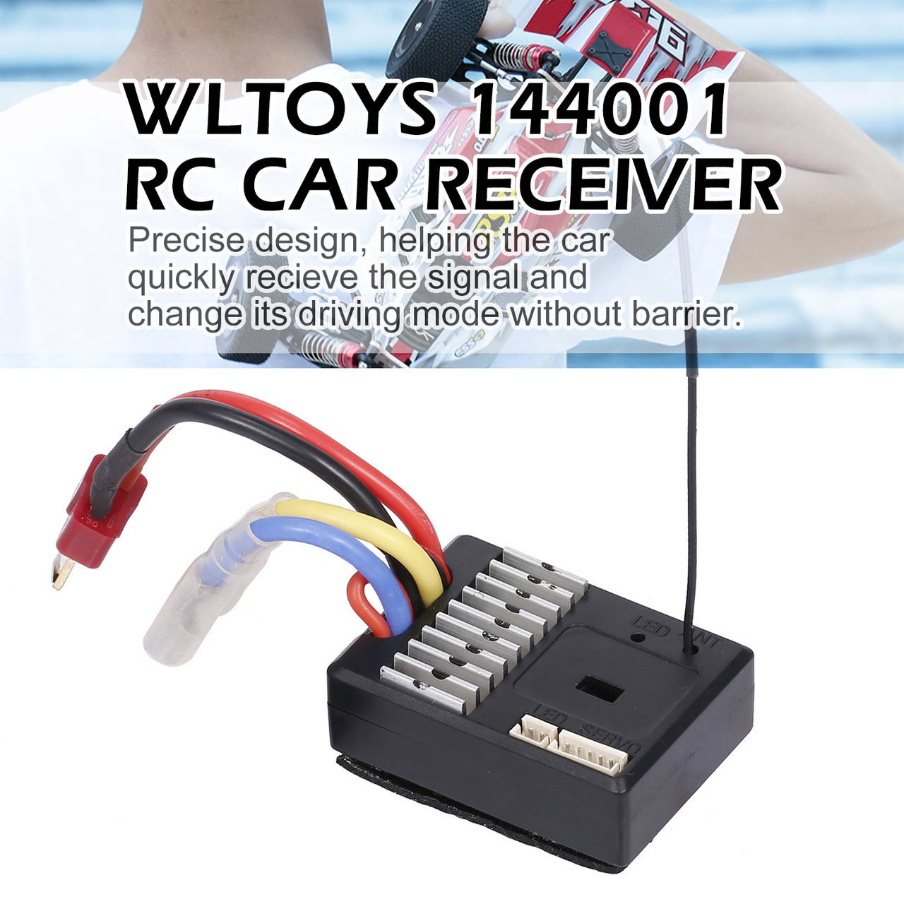Приемник-контроллер № 1311 для машинки WLtoys 1:14 144001, 124019, 124018, 124016. 124017.
Приемник-контроллер № 1311 для машинки WLtoys 1:14 144001, 124019, 124018, 124016. 124017.