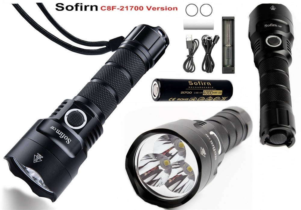 Тактический Супер яркий фонарь SOFIRN C8F (3500LM, 3*Cree XPL, IPX8, 4000mAh 21700+Зарядка), КОМПЛЕКТ, Черный
Тактический Супер яркий фонарь SOFIRN C8F (3500LM, 3*Cree XPL, IPX8, 4000mAh 21700+Зарядка), КОМПЛЕКТ, Черный