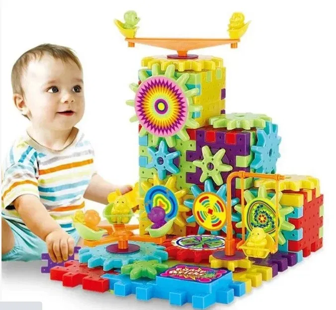 Детский развивающий 3D конструктор веселые шестеренки Funny Bricks 81 деталь конструктор-пазл Фанни Брикс, Разные цвета
Детский развивающий 3D конструктор веселые шестеренки Funny Bricks 81 деталь конструктор-пазл Фанни Брикс, Разные цвета