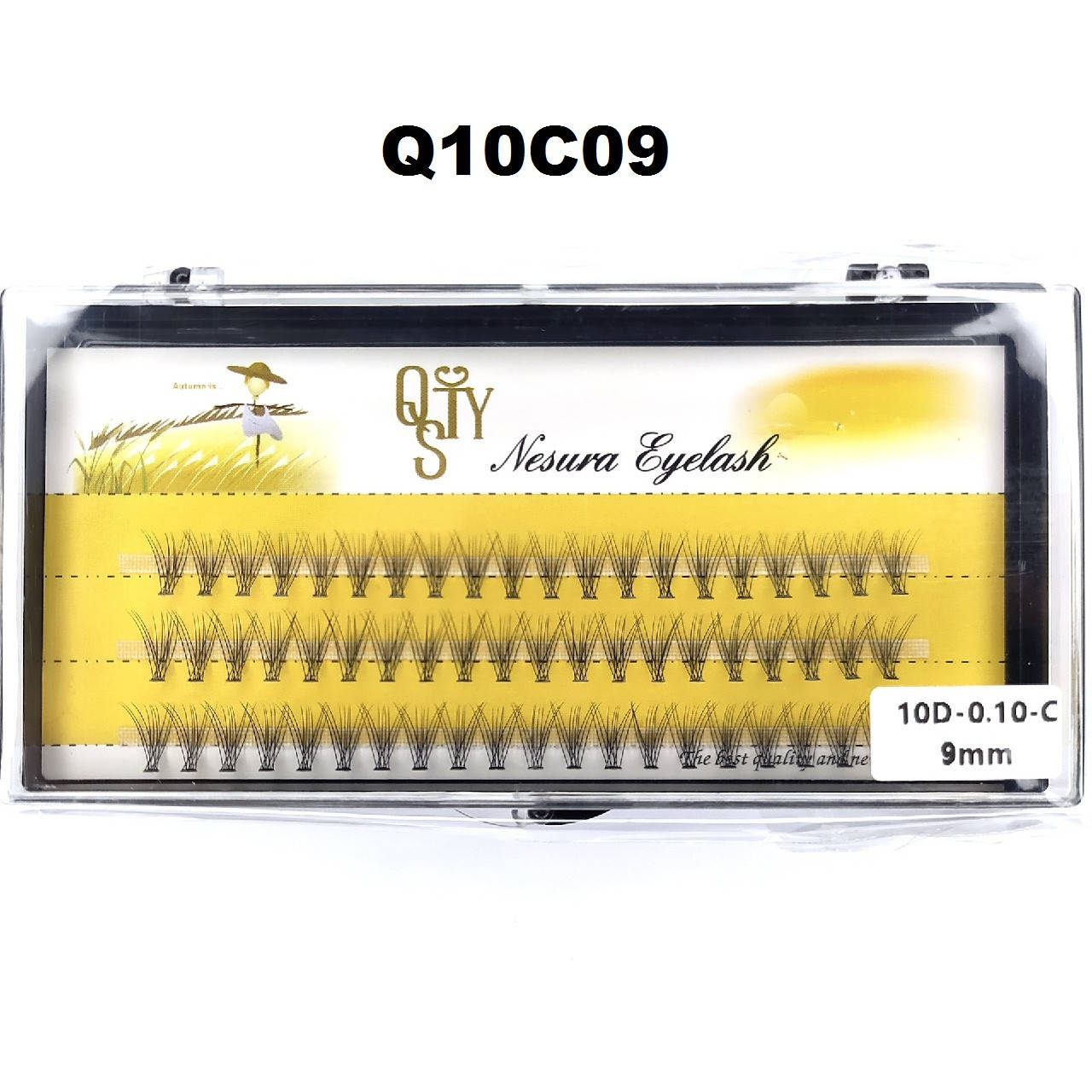 Ресницы QSTY Nesura Eyelash 10D, 9 мм, изгиб C, 0,10, 60 пучков Несура ресницы пучки, Черный
Ресницы QSTY Nesura Eyelash 10D, 9 мм, изгиб C, 0,10, 60 пучков Несура ресницы пучки, Черный