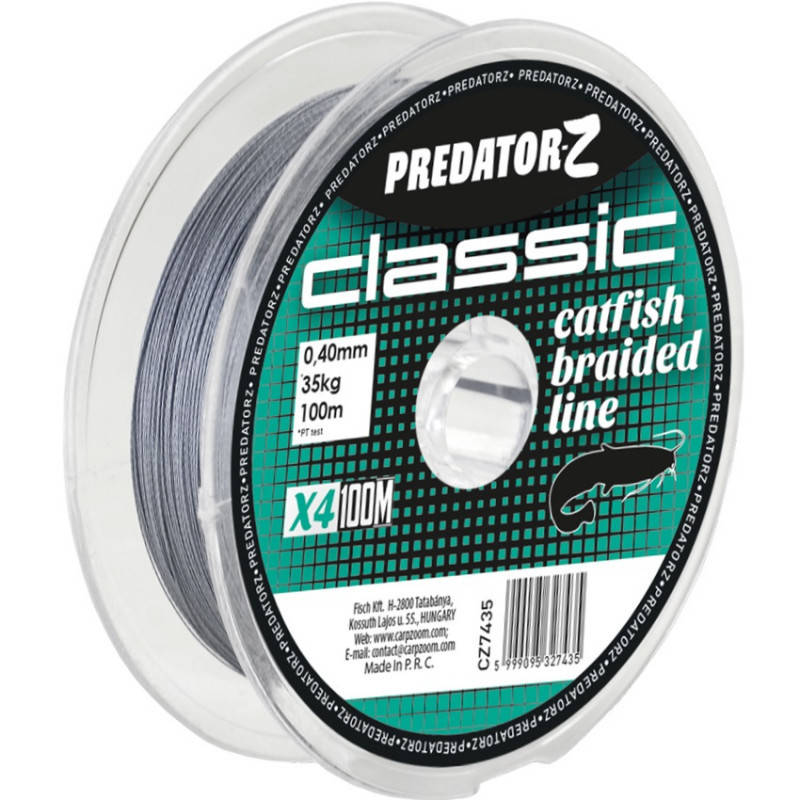 Шнур для сома Carp Zoom Classic Catfish Braided Line (dark grey), 0,80mm, 70,00kg, 100m, Темно-зеленый
Шнур для сома Carp Zoom Classic Catfish Braided Line (dark grey), 0,80mm, 70,00kg, 100m, Темно-зеленый