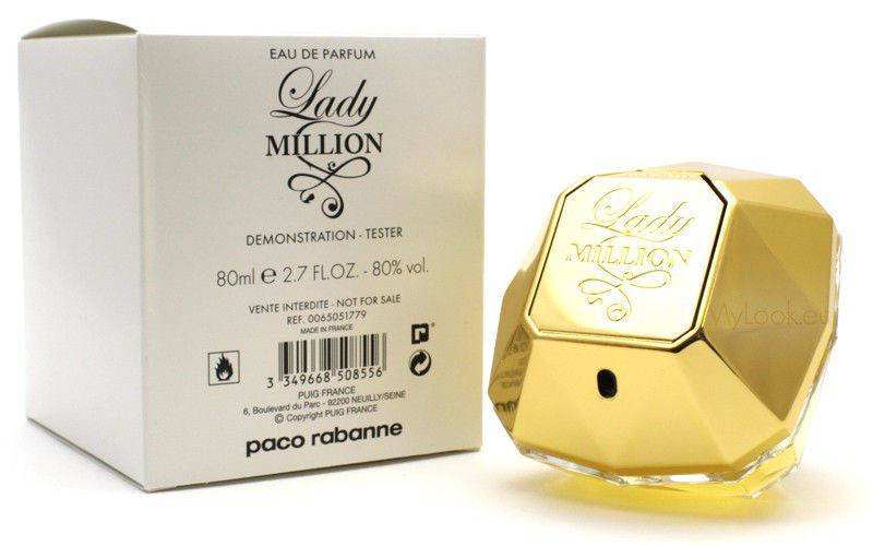 Paco Rabanne Lady Million ― парфюмированная вода ― Пако Рабан Леди Миллион тестер оригинал
Paco Rabanne Lady Million ― парфюмированная вода ― Пако Рабан Леди Миллион тестер оригинал