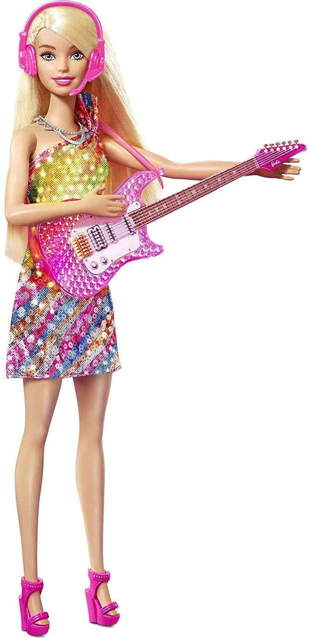Музыкальная кукла Барби Ритмы Малибу Barbie: Big City, Big Dreams Singing Barbie “Malibu” GYJ21
Музыкальная кукла Барби Ритмы Малибу Barbie: Big City, Big Dreams Singing Barbie “Malibu” GYJ21