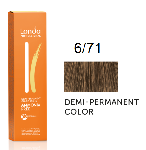 Тонирующая крем-краска Londa Professional без аммиака 6/71 Темный блонд коричнево-пепельный 60 мл.
Тонирующая крем-краска Londa Professional без аммиака 6/71 Темный блонд коричнево-пепельный 60 мл.