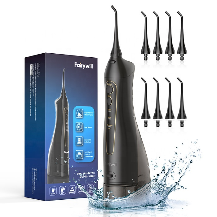 Портативный стоматологический ирригатор Fairywill FW-5020E для полости рта с 3 режимами
Портативный стоматологический ирригатор Fairywill FW-5020E для полости рта с 3 режимами