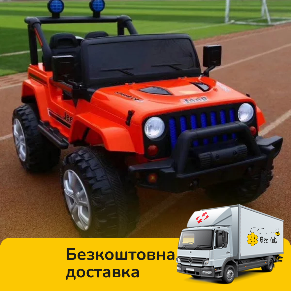Детский электромобиль Jeep (2 мотора по 15W, MP3, USB) ДЖИП Baby Tilly T-7843 RED Красный
Детский электромобиль Jeep (2 мотора по 15W, MP3, USB) ДЖИП Baby Tilly T-7843 RED Красный