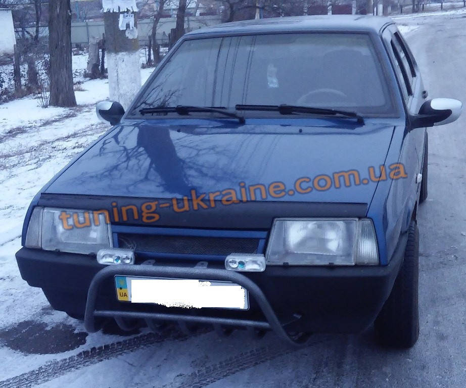 Защита переднего бампера кенгурятник крашенный (с защитой картера) D42 на ВАЗ 2108-09-099
Защита переднего бампера кенгурятник крашенный (с защитой картера) D42 на ВАЗ 2108-09-099