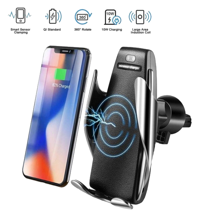 Держатель для телефона Holder S5 Wireless charger - сенсорный автомобильный держатель c беспроводной зарядкой
Держатель для телефона Holder S5 Wireless charger - сенсорный автомобильный держатель c беспроводной зарядкой